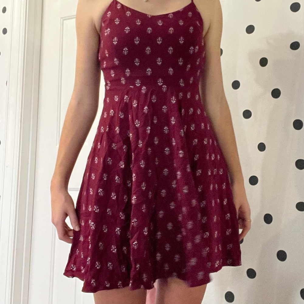 Maroon old navy sundress, small